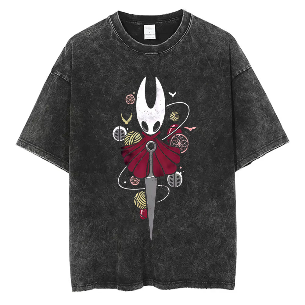 Washed Vintage Game Hollow Kni - Retro Gaming T Shirt 评论和价格